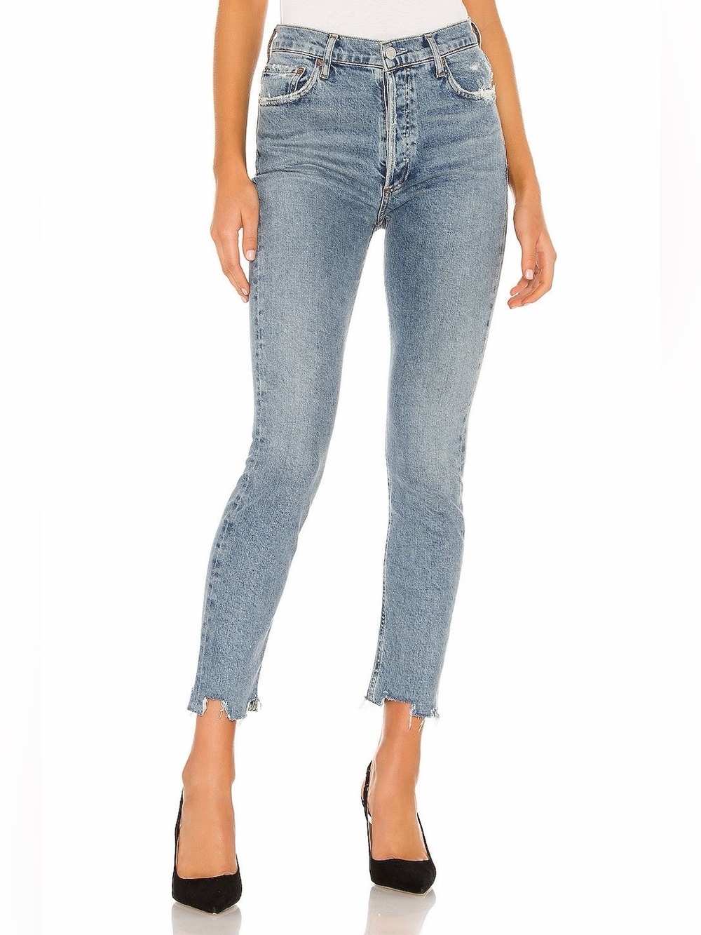 Agolde distressed denim jeans